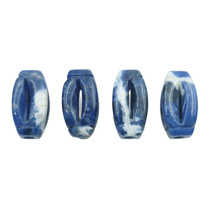 Piedra Natural 15x8mm Navet 4 Caras Sodalite