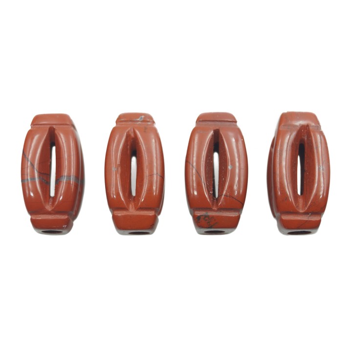 Piedra Natural 15x8mm Navet 4 Caros Red Jasper