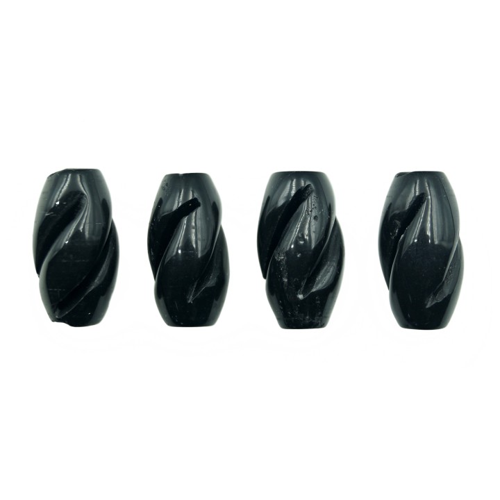 Piedra Natural 15x8mm Navet Black Obsidiana