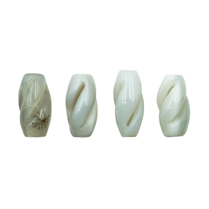 Piedra Natural 15x8mm Navet White Lace Agate