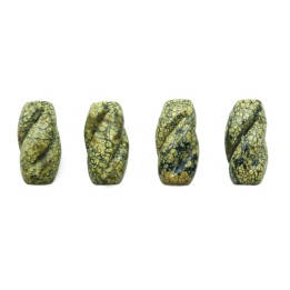 Piedra Natural 15x8mm Navet Piel de Serpiente
