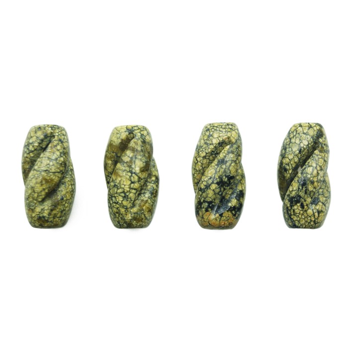 Piedra Natural 15x8mm Navet Piel de Serpiente