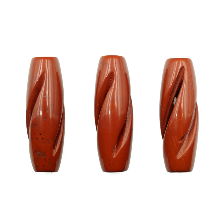 Piedra Natural 25x8mm Navet Red Jasper