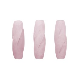 Piedra Natural 25x8mm Navet Rosa Quartz Mate