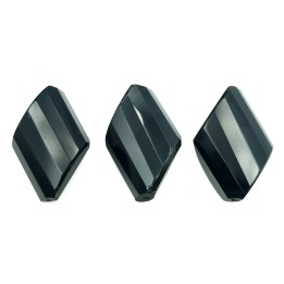 Piedra Natural 20x30mm Rombo Black Agate