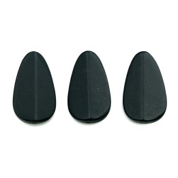 Piedra Natural 15x25mm Lagrima Hoja Black Stone