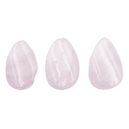 Piedra Natural 16x25mm Lagrima Curva Rosa Quartz