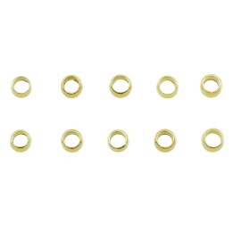 Remache 2.5 mm de laton para collar, pulsera y aretes