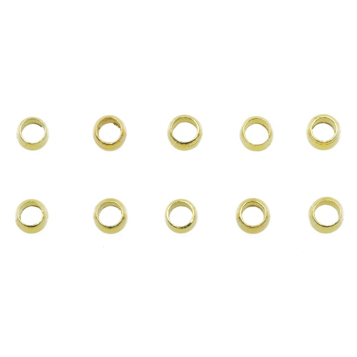 Remache 2.5 mm de laton para collar, pulsera y aretes
