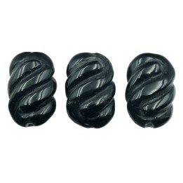 Piedra Natural 20x30mm Deforme Black Obsidiana