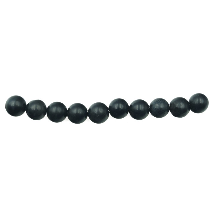 Piedra Natural 6mm Bola Black Stone