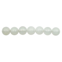 Piedra Natural 8mm Bola White Jade