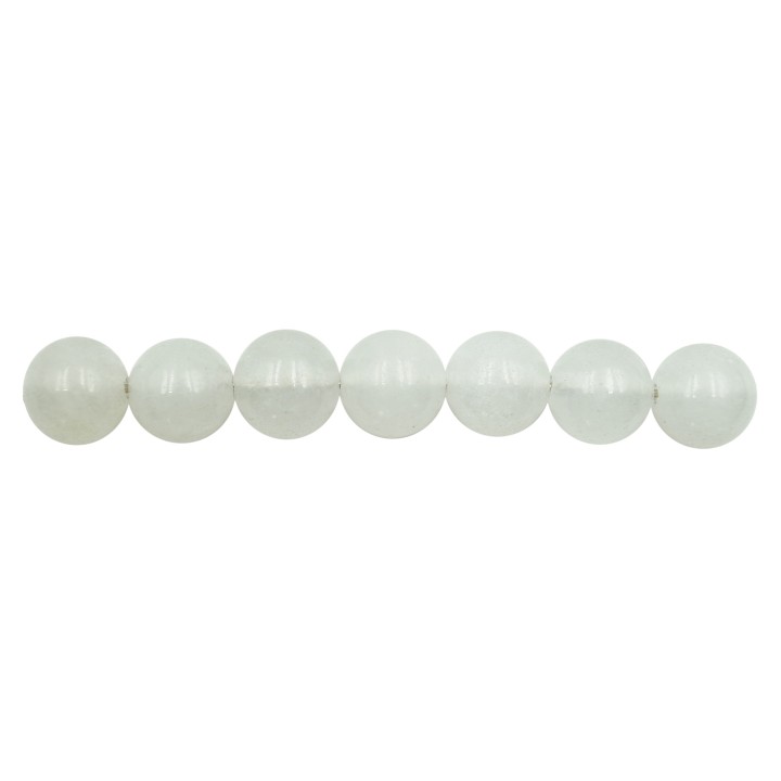 Piedra Natural 8mm Bola White Jade