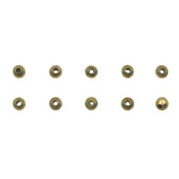 Bola 2 mm de laton para collar pulsera y aretes