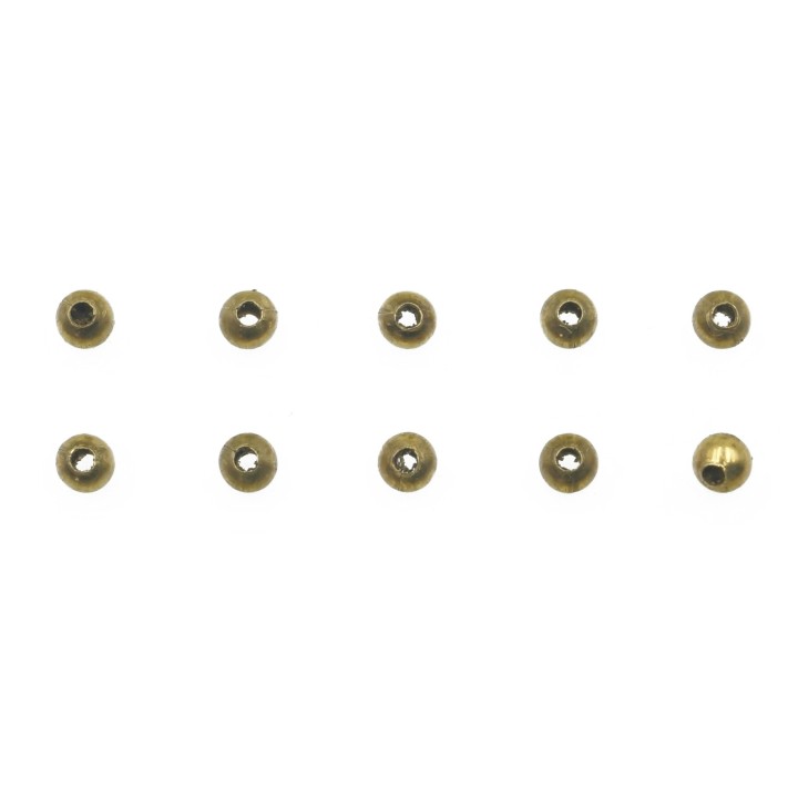 Bola 2 mm de laton para collar pulsera y aretes