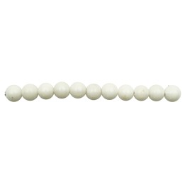 Piedra Natural 6mm Bola White Agate