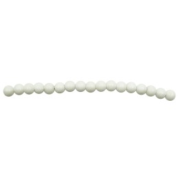 Piedra Natural 4mm White Agate