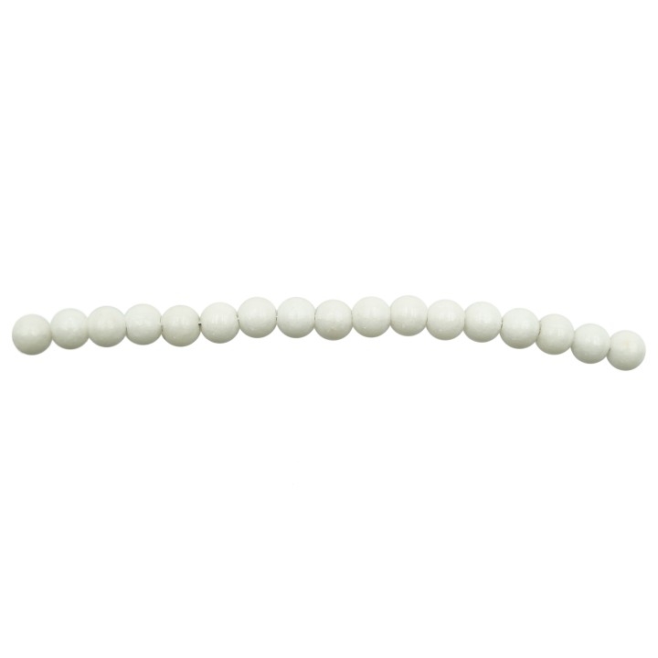 Piedra Natural 4mm White Agate