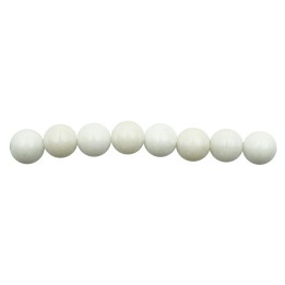 Piedra Natural 8mm Bola White Agate