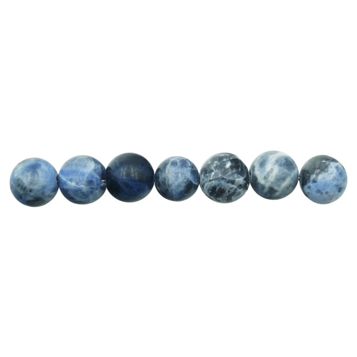 Piedra Natural 8mm Bola Sodalite