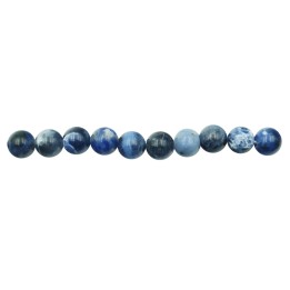 Piedra Natural 6mm Bola Sodalite