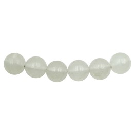 Piedra Natural 10mm Bola White Jade