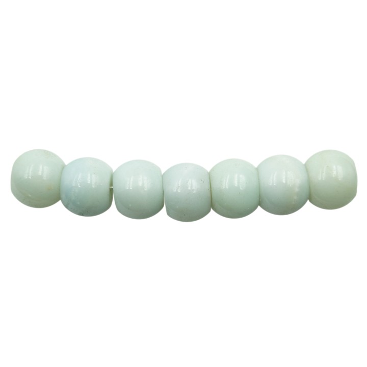 Piedra Natural 10x8mm Bola Semi Amazonite