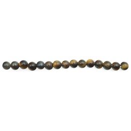 Piedra Natural 4mm Bola Ojo de Tigre