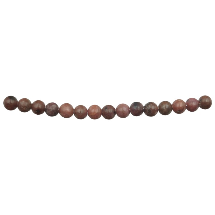 Piedra Natural 4mm Bola Rodonite