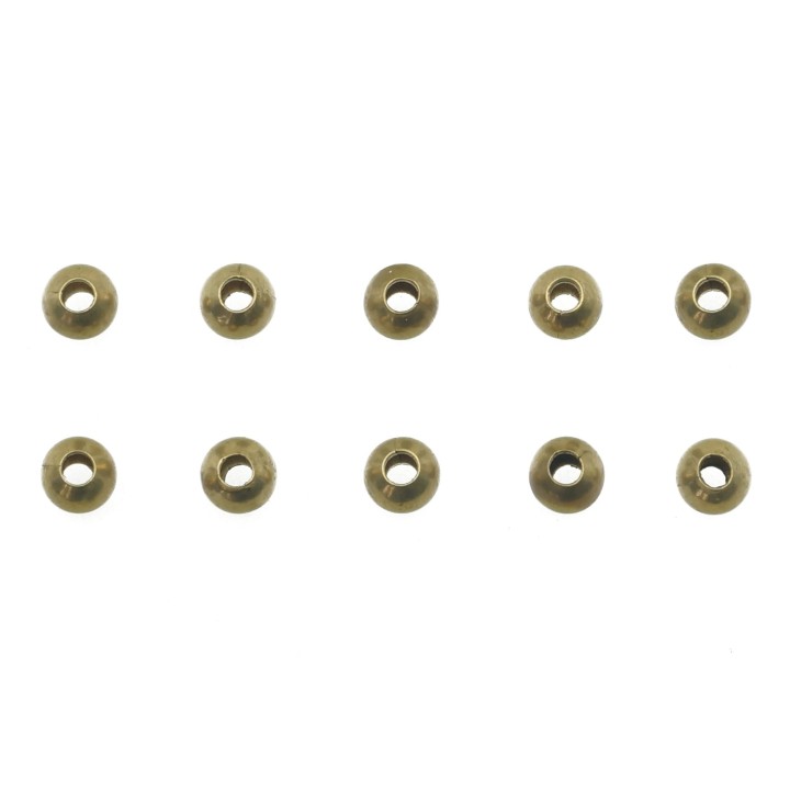 Bola 2.5 mm de laton para collar pulsera y aretes