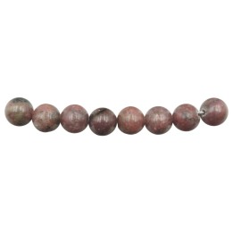 Piedra Natural 8mm Bola Rodonite