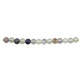 Piedra Natural 4mm Bola Flourite
