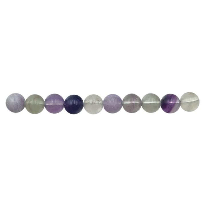 Piedra Natural 6mm Bola Flourite