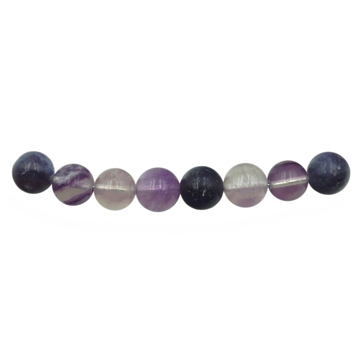 Piedra Natural 8mm Bola Flourite