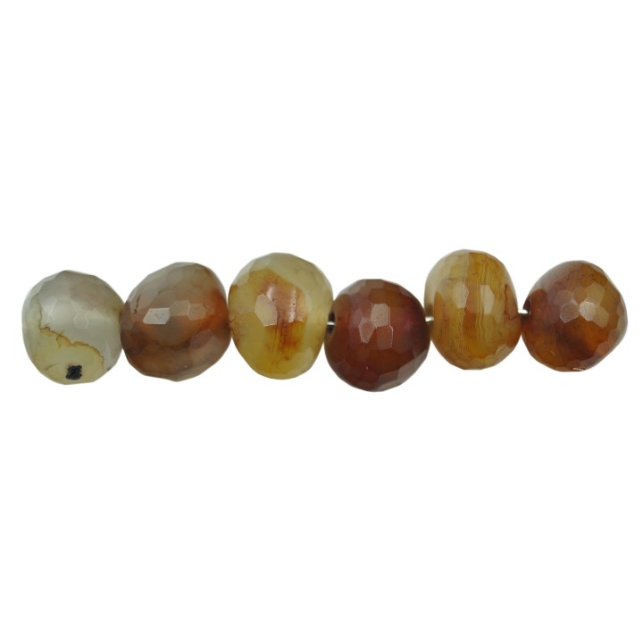 Piedra Natural 10mm Bola Deforme Facetada Cornelia