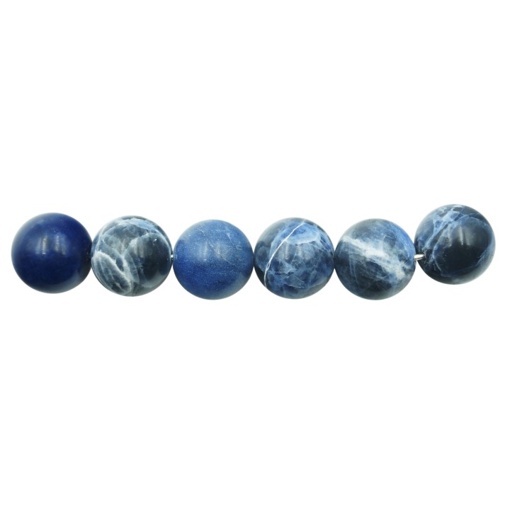 Piedra Natural 10mm Bola Sodalite