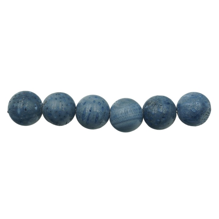 Piedra Natural 10mm Bola Azul Esponja