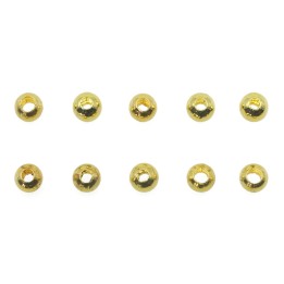 Bola 2.5 mm de laton para collar pulsera y aretes