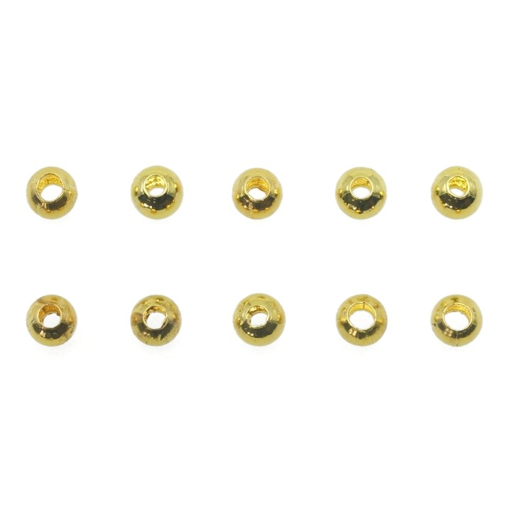 Bola 2.5 mm de laton para collar pulsera y aretes