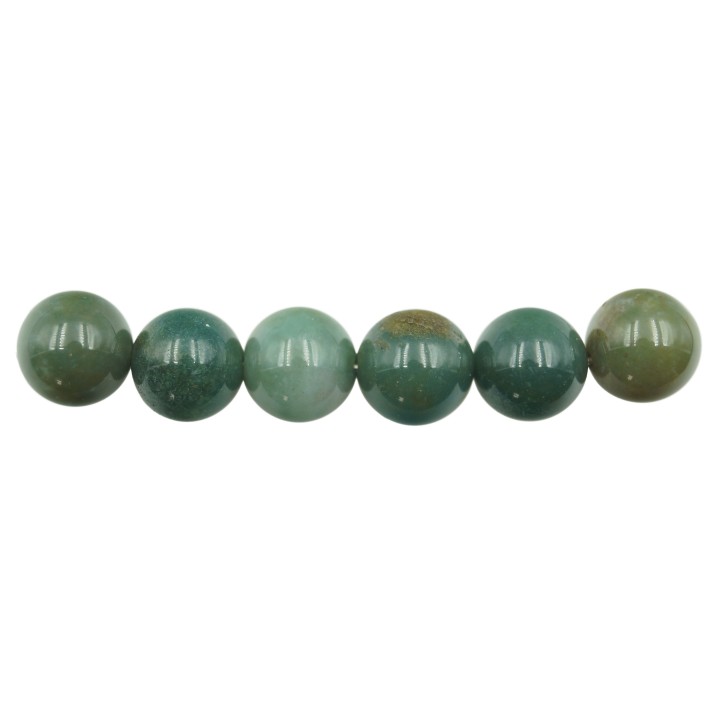 Piedra Natural 10mm Bola Indian Agate