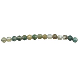 Piedra Natural 4mm Bola Indian Agate