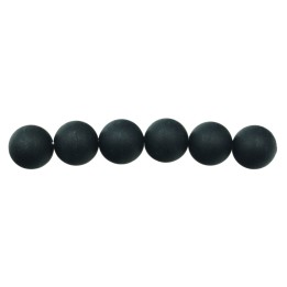 Piedra Natural 10mm Bola Black Stone