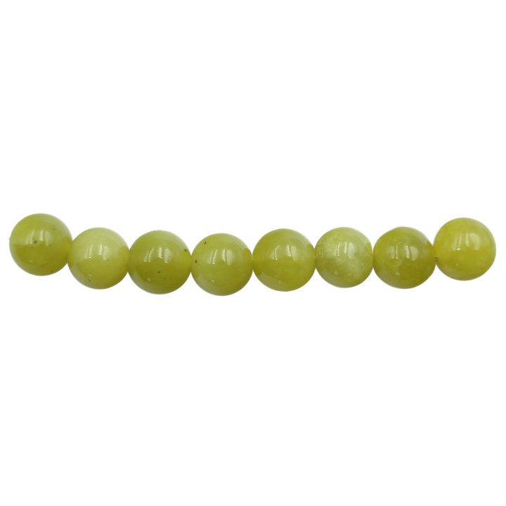 Piedra Natural 8mm Bola Lemon Agate