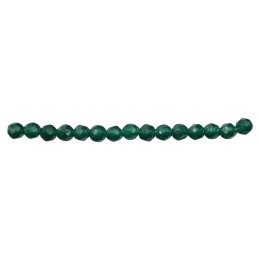 Piedra Natural 4mm Bola Facetada Green
