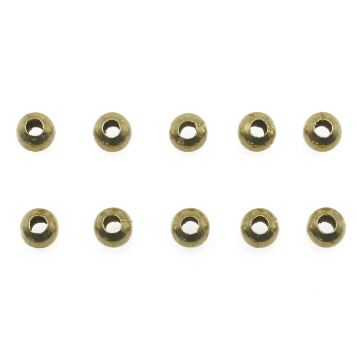 Bola 3 mm de laton para collar pulsera y aretes