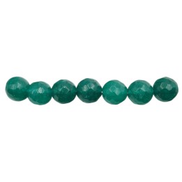 Piedra Natural 8mm Bola Facetada Green