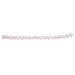 Piedra Natural 3mm Bola Rosa Quartz
