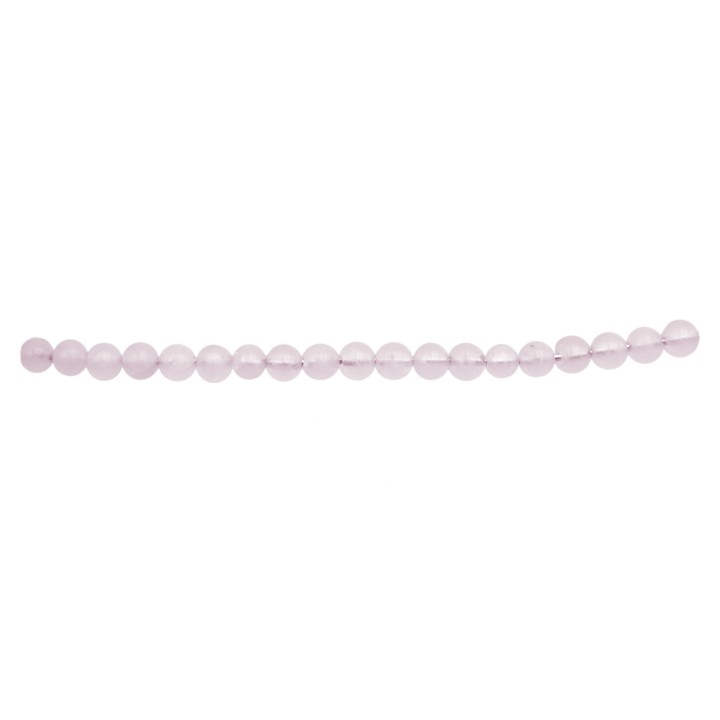 Piedra Natural 3mm Bola Rosa Quartz
