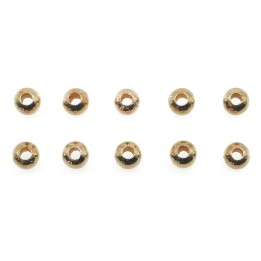 Bola 3 mm de laton para collar pulsera y aretes
