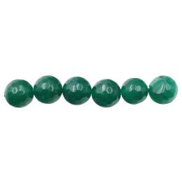 Piedra Natural 10mm Bola Facetada Green